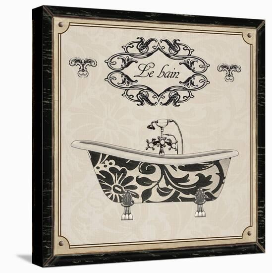 Le Bain - Black and Cream-Piper Ballantyne-Stretched Canvas