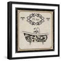 Le Bain - Black and Cream-Piper Ballantyne-Framed Art Print