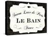 Le Bain Luxe II-Sue Schlabach-Stretched Canvas