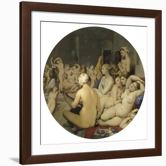 Le Bain turc-Jean-Auguste-Dominique Ingres-Framed Giclee Print