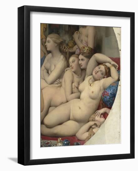 Le Bain turc-Jean-Auguste-Dominique Ingres-Framed Giclee Print