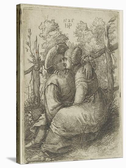 Le baiser, 1526-Hans Sebald Beham-Stretched Canvas