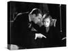 Le Baiser by Jacques Feyder with Conrad Nage and Greta Garbo, 1929 (b/w photo)-null-Stretched Canvas