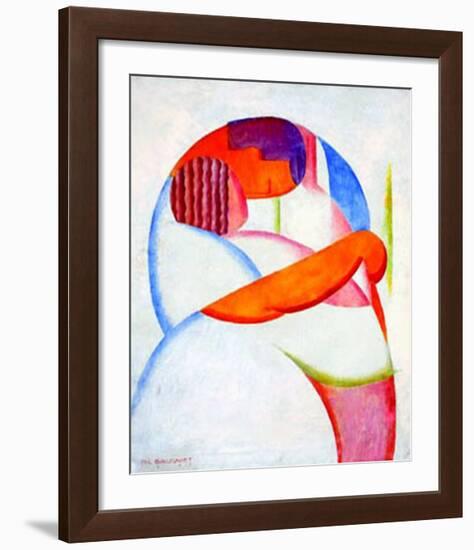 Le Baiser, c.1925-Marcel-Louis Baugniet-Framed Art Print