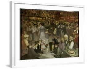 Le bal du 14 juillet-Théophile Alexandre Steinlen-Framed Giclee Print