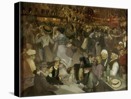 Le bal du 14 juillet-Théophile Alexandre Steinlen-Stretched Canvas