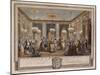 Le Bal Pare a Monsieur De Villemorien Fila, Engraved by L. Provost-Augustin De Saint-aubin-Mounted Giclee Print