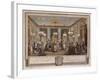 Le Bal Pare a Monsieur De Villemorien Fila, Engraved by L. Provost-Augustin De Saint-aubin-Framed Giclee Print