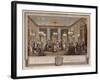 Le Bal Pare a Monsieur De Villemorien Fila, Engraved by L. Provost-Augustin De Saint-aubin-Framed Giclee Print