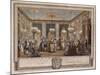 Le Bal Pare a Monsieur De Villemorien Fila, Engraved by L. Provost-Augustin De Saint-aubin-Mounted Giclee Print