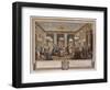 Le Bal Pare a Monsieur De Villemorien Fila, Engraved by L. Provost-Augustin De Saint-aubin-Framed Giclee Print