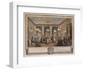 Le Bal Pare a Monsieur De Villemorien Fila, Engraved by L. Provost-Augustin De Saint-aubin-Framed Giclee Print