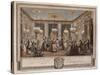 Le Bal Pare a Monsieur De Villemorien Fila, Engraved by L. Provost-Augustin De Saint-aubin-Stretched Canvas