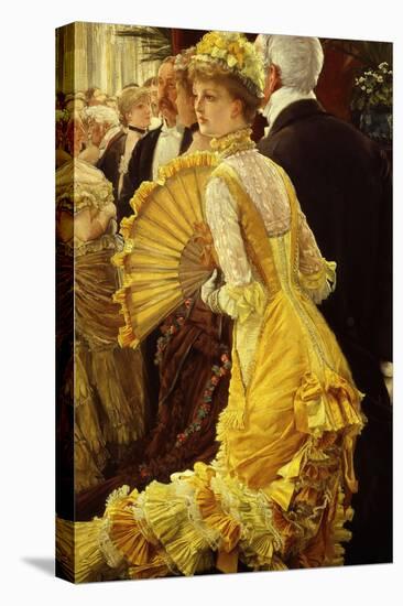 Le Bal (The Ball)-James Tissot-Stretched Canvas