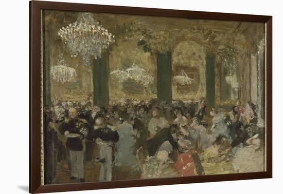 Le Bal-Edgar Degas-Framed Giclee Print