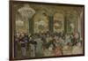 Le Bal-Edgar Degas-Framed Giclee Print