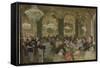 Le Bal-Edgar Degas-Framed Stretched Canvas