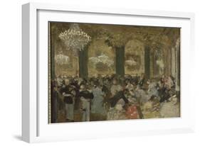 Le Bal-Edgar Degas-Framed Giclee Print