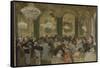 Le Bal-Edgar Degas-Framed Stretched Canvas