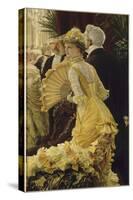 Le bal-James Tissot-Stretched Canvas