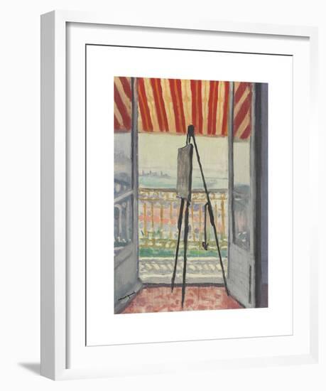 Le Balcon au Store Rayé-Albert Marquet-Framed Premium Giclee Print