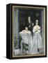 Le balcon-Edouard Manet-Framed Stretched Canvas