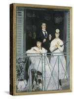 Le balcon-Edouard Manet-Stretched Canvas