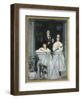 Le balcon-Edouard Manet-Framed Giclee Print