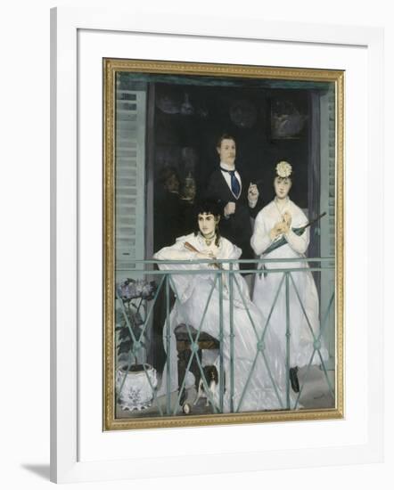 Le balcon-Edouard Manet-Framed Giclee Print