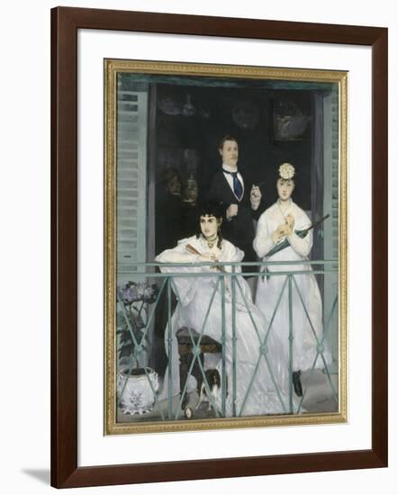 Le balcon-Edouard Manet-Framed Giclee Print