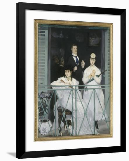 Le balcon-Edouard Manet-Framed Giclee Print