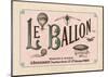 Le Ballon, ca. 1883-null-Mounted Art Print