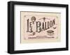 Le Ballon, ca. 1883-Vintage Reproduction-Framed Art Print