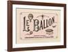 Le Ballon, ca. 1883-Vintage Reproduction-Framed Art Print