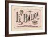 Le Ballon, ca. 1883-Vintage Reproduction-Framed Art Print