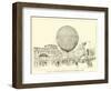 Le Ballon Captif Dans La Cour Des Tuileries En 1878-null-Framed Giclee Print