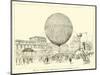 Le Ballon Captif Dans La Cour Des Tuileries En 1878-null-Mounted Giclee Print