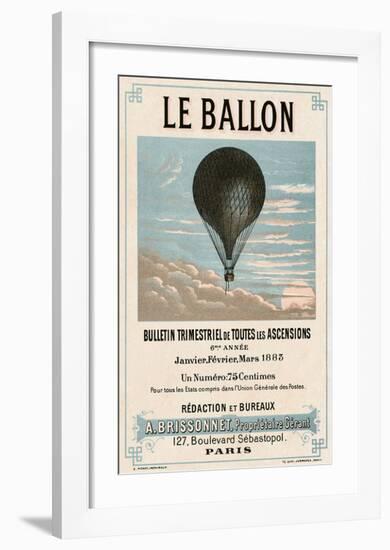 Le Ballon, Paris-null-Framed Giclee Print