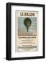 Le Ballon, Paris-Vintage Reproduction-Framed Art Print