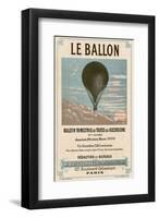 Le Ballon, Paris-Vintage Reproduction-Framed Art Print