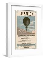 Le Ballon, Paris-Vintage Reproduction-Framed Art Print