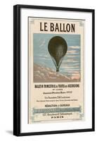 Le Ballon, Paris-Vintage Reproduction-Framed Art Print