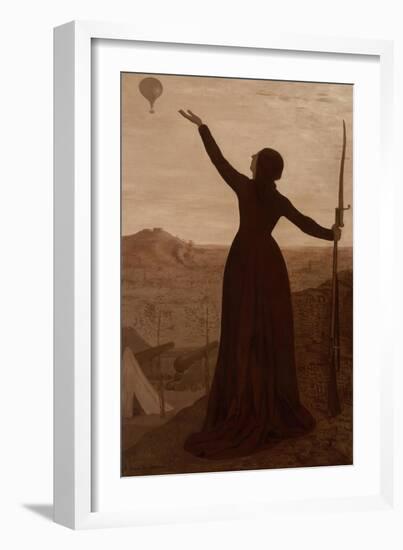 Le Ballon-Pierre Puvis de Chavannes-Framed Giclee Print