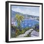 Le Banc de Pierre a Villefranche-Sur-Mer-Tania Forgione-Framed Giclee Print