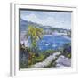 Le Banc de Pierre a Villefranche-Sur-Mer-Tania Forgione-Framed Giclee Print