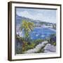 Le Banc de Pierre a Villefranche-Sur-Mer-Tania Forgione-Framed Giclee Print