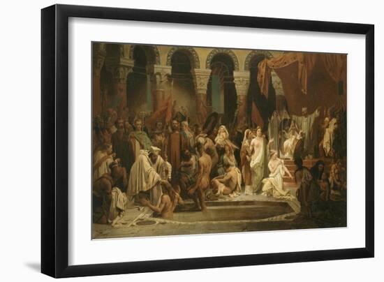 Le Baptême de Clovis-Jules Rigo-Framed Giclee Print