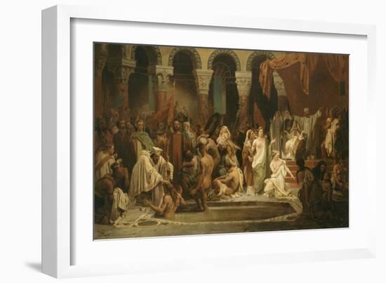 Le Baptême de Clovis-Jules Rigo-Framed Giclee Print