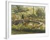 Le Bassin a Marquarol-Henri Martin-Framed Giclee Print