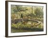 Le Bassin a Marquarol-Henri Martin-Framed Giclee Print